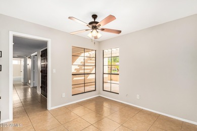 This beautifully refreshed 3-bedroom home in Leisure World, is on Coyote Run Golf Course in Arizona - for sale on GolfHomes.com, golf home, golf lot