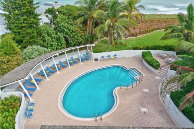 Wide ocean views from this spacious 2 bedroom, 2 bath condo has on Ocean Club At the Hutchinson Island Beach Resort and Marina in Florida - for sale on GolfHomes.com, golf home, golf lot