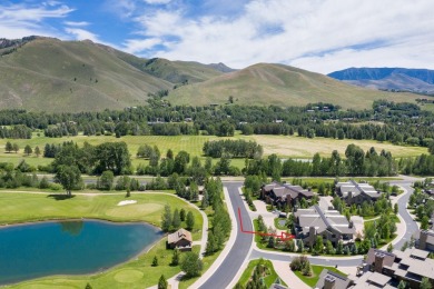 This Diamond Back townhome sits on the front row, facing the on Sun Valley Resort in Idaho - for sale on GolfHomes.com, golf home, golf lot