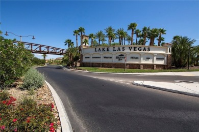 Prime elevated .43 acre lot with lake and mountain views from on South Shore At Lake Las Vegas in Nevada - for sale on GolfHomes.com, golf home, golf lot