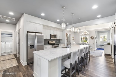 This beautifully appointed former contractor model home is on The Carolina Club in North Carolina - for sale on GolfHomes.com, golf home, golf lot