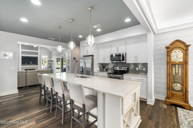 This beautifully appointed former contractor model home is on The Carolina Club in North Carolina - for sale on GolfHomes.com, golf home, golf lot