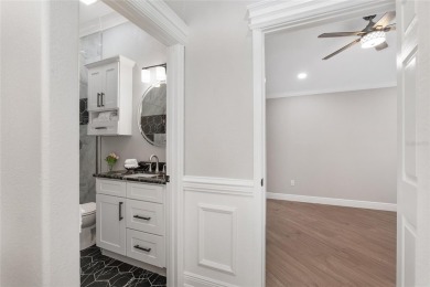 This CUSTOM Amelia courtyard villa, offering 2 Bedrooms and a on The Links of Spruce Creek in Florida - for sale on GolfHomes.com, golf home, golf lot