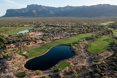 Beautiful gentle sloping custom homesite overlooking double on Superstition Mountain Club - Lost Gold in Arizona - for sale on GolfHomes.com, golf home, golf lot