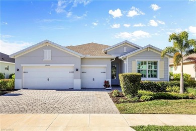 NEED A 3-CAR GARAGE? This contemporary lake view home has 4 on Babcock National Golf Course in Florida - for sale on GolfHomes.com, golf home, golf lot