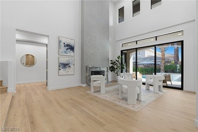 Nestled in guard-gated Eagle Rock community, this stunning home on TPC Las Vegas in Nevada - for sale on GolfHomes.com, golf home, golf lot