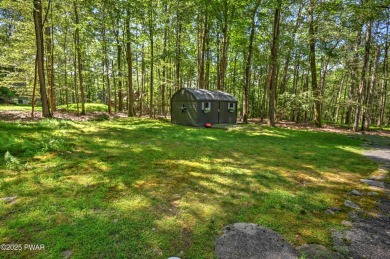 Privacy, Location, and Amazing Setting! Nestled on a level lot on Paupack Hills Golf and Country Club in Pennsylvania - for sale on GolfHomes.com, golf home, golf lot