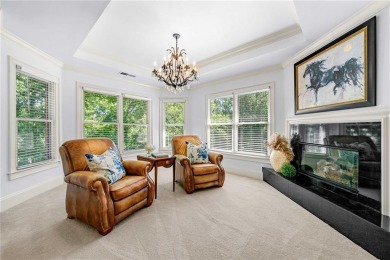 Experience resort-style living on over an acre in this stunning on Alpharetta Athletic Club East in Georgia - for sale on GolfHomes.com, golf home, golf lot