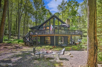 Privacy, Location, and Amazing Setting! Nestled on a level lot on Paupack Hills Golf and Country Club in Pennsylvania - for sale on GolfHomes.com, golf home, golf lot