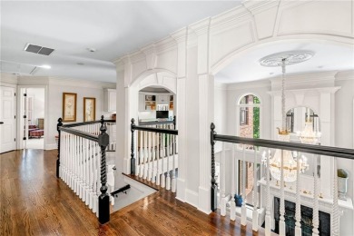 Experience resort-style living on over an acre in this stunning on Alpharetta Athletic Club East in Georgia - for sale on GolfHomes.com, golf home, golf lot