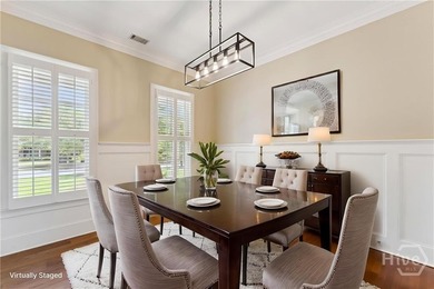 MOVE IN READY just in time for the Holidays! Experience timeless on Savannah Quarters Country Club in Georgia - for sale on GolfHomes.com, golf home, golf lot