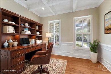 MOVE IN READY just in time for the Holidays! Experience timeless on Savannah Quarters Country Club in Georgia - for sale on GolfHomes.com, golf home, golf lot