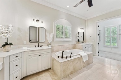 MOVE IN READY just in time for the Holidays! Experience timeless on Savannah Quarters Country Club in Georgia - for sale on GolfHomes.com, golf home, golf lot