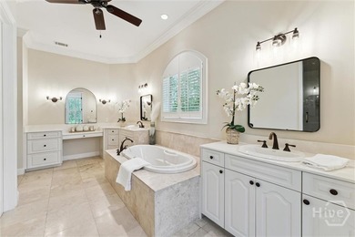 MOVE IN READY just in time for the Holidays! Experience timeless on Savannah Quarters Country Club in Georgia - for sale on GolfHomes.com, golf home, golf lot