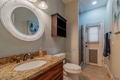 This custom home in the Dunes neighborhood is ready for new on Desert Hills Golf Course in Arizona - for sale on GolfHomes.com, golf home, golf lot