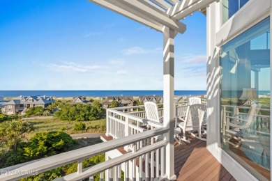 Crowning Bald Head's Dune Ridge, this 5 BR, 4.5 BA reverse floor on Bald Head Island Golf Club in North Carolina - for sale on GolfHomes.com, golf home, golf lot