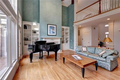 Located in sought-after Governor's Land, this all-brick custom on Two Rivers Country Club in Virginia - for sale on GolfHomes.com, golf home, golf lot