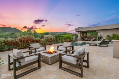 A striking example of contemporary design, this single-level on Desert Mountain Golf Club - Renegade Course in Arizona - for sale on GolfHomes.com, golf home, golf lot
