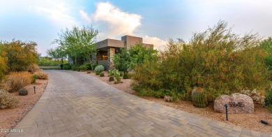 A striking example of contemporary design, this single-level on Desert Mountain Golf Club - Renegade Course in Arizona - for sale on GolfHomes.com, golf home, golf lot