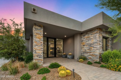 A striking example of contemporary design, this single-level on Desert Mountain Golf Club - Renegade Course in Arizona - for sale on GolfHomes.com, golf home, golf lot
