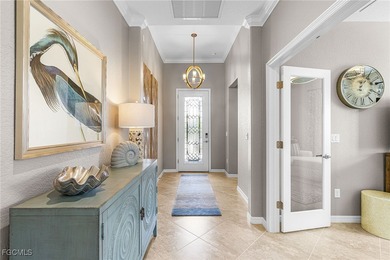 What a beauty! This home has it all. Incredible water, golf on Pelican Preserve Golf Club in Florida - for sale on GolfHomes.com, golf home, golf lot