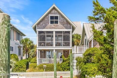 Coastal charm on one of the island's most iconic corners. At the on Bald Head Island Golf Club in North Carolina - for sale on GolfHomes.com, golf home, golf lot