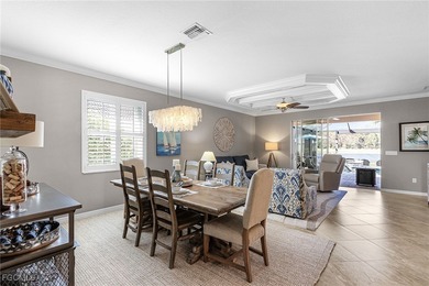 What a beauty! This home has it all. Incredible water, golf on Pelican Preserve Golf Club in Florida - for sale on GolfHomes.com, golf home, golf lot