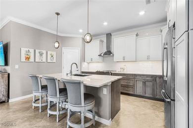 What a beauty! This home has it all. Incredible water, golf on Pelican Preserve Golf Club in Florida - for sale on GolfHomes.com, golf home, golf lot