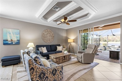 What a beauty! This home has it all. Incredible water, golf on Pelican Preserve Golf Club in Florida - for sale on GolfHomes.com, golf home, golf lot