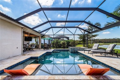 What a beauty! This home has it all. Incredible water, golf on Pelican Preserve Golf Club in Florida - for sale on GolfHomes.com, golf home, golf lot