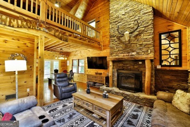 Welcome to this rare 4 bedroom, 3 1/2 bath LOG CABIN find in an on Bent Tree Golf Course in Georgia - for sale on GolfHomes.com, golf home, golf lot