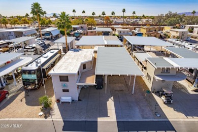 Located in the exclusive Class A Motorcoach section of The Ranch on Great Eagle Golf Club in Arizona - for sale on GolfHomes.com, golf home, golf lot