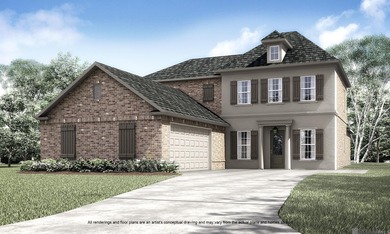 Stunning Belmont II plan by Level Homes in Heather Oaks on Willowdale Country Club in Louisiana - for sale on GolfHomes.com, golf home, golf lot