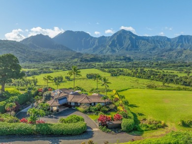 Sitting atop the picturesque Hanalei Ridge, this 4 bedroom, 4.5 on Makai Golf Club At Princeville in Hawaii - for sale on GolfHomes.com, golf home, golf lot