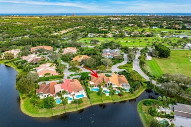 Exquisite lake and pool views offered at this 3 bedroom, 3.5 on Frenchmans Creek Country Club in Florida - for sale on GolfHomes.com, golf home, golf lot