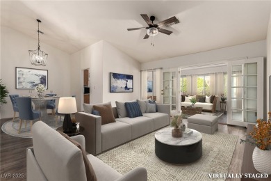 Tucked in the heart of Sun City Summerlin, this sought-after on Highland Falls Golf Club in Nevada - for sale on GolfHomes.com, golf home, golf lot