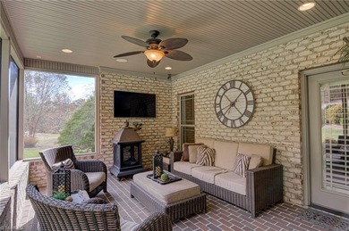 Elegant, classic, brick and stone transitional home in Salem on Salem Glen Country Club in North Carolina - for sale on GolfHomes.com, golf home, golf lot