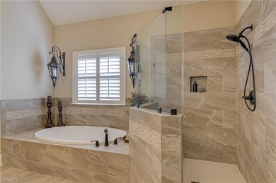 Elegant, classic, brick and stone transitional home in Salem on Salem Glen Country Club in North Carolina - for sale on GolfHomes.com, golf home, golf lot