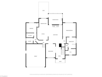 Elegant, classic, brick and stone transitional home in Salem on Salem Glen Country Club in North Carolina - for sale on GolfHomes.com, golf home, golf lot