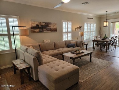 WELCOME HOME! This STUNNING, bright and open concept floor plan on Poston Butte Golf Club in Arizona - for sale on GolfHomes.com, golf home, golf lot