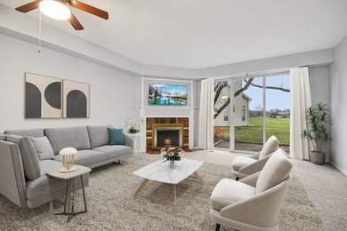 Move right in to this beautifully updated 2-bedroom, 2.5-bath on Glendale Lakes Golf Club in Illinois - for sale on GolfHomes.com, golf home, golf lot