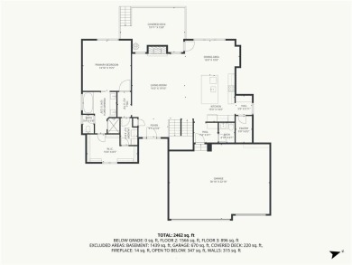 This stunning move-in ready 1.5-story home is nestled near the on Heritage Park Golf Course in Kansas - for sale on GolfHomes.com, golf home, golf lot