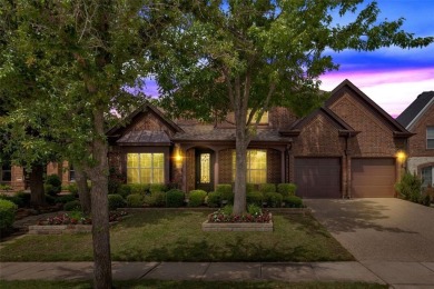 Elegant European style two story home on Lantana Golf course on Lantana Golf Club in Texas - for sale on GolfHomes.com, golf home, golf lot