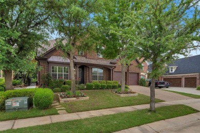 Elegant European style two story home on Lantana Golf course on Lantana Golf Club in Texas - for sale on GolfHomes.com, golf home, golf lot