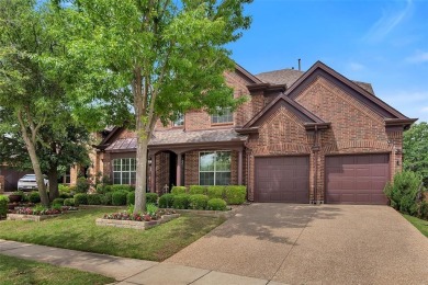 Elegant European style two story home on Lantana Golf course on Lantana Golf Club in Texas - for sale on GolfHomes.com, golf home, golf lot
