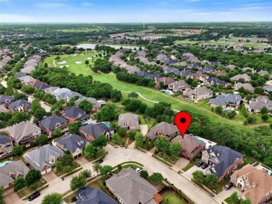 Elegant European style two story home on Lantana Golf course on Lantana Golf Club in Texas - for sale on GolfHomes.com, golf home, golf lot