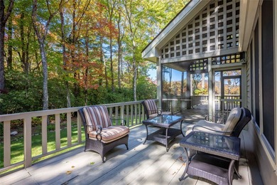 Discover easy mountain living at 242 Club Colony, a beautifully on Lake Toxaway Country Club in North Carolina - for sale on GolfHomes.com, golf home, golf lot