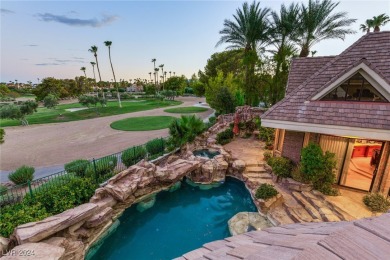 Nestled on the 10th hole of the prestigious Canyon Gate golf on Canyon Gate Country Club in Nevada - for sale on GolfHomes.com, golf home, golf lot