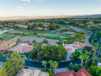 Nestled on the 10th hole of the prestigious Canyon Gate golf on Canyon Gate Country Club in Nevada - for sale on GolfHomes.com, golf home, golf lot