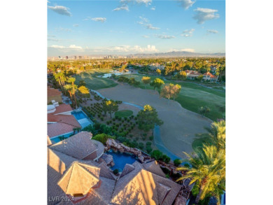 Nestled on the 10th hole of the prestigious Canyon Gate golf on Canyon Gate Country Club in Nevada - for sale on GolfHomes.com, golf home, golf lot